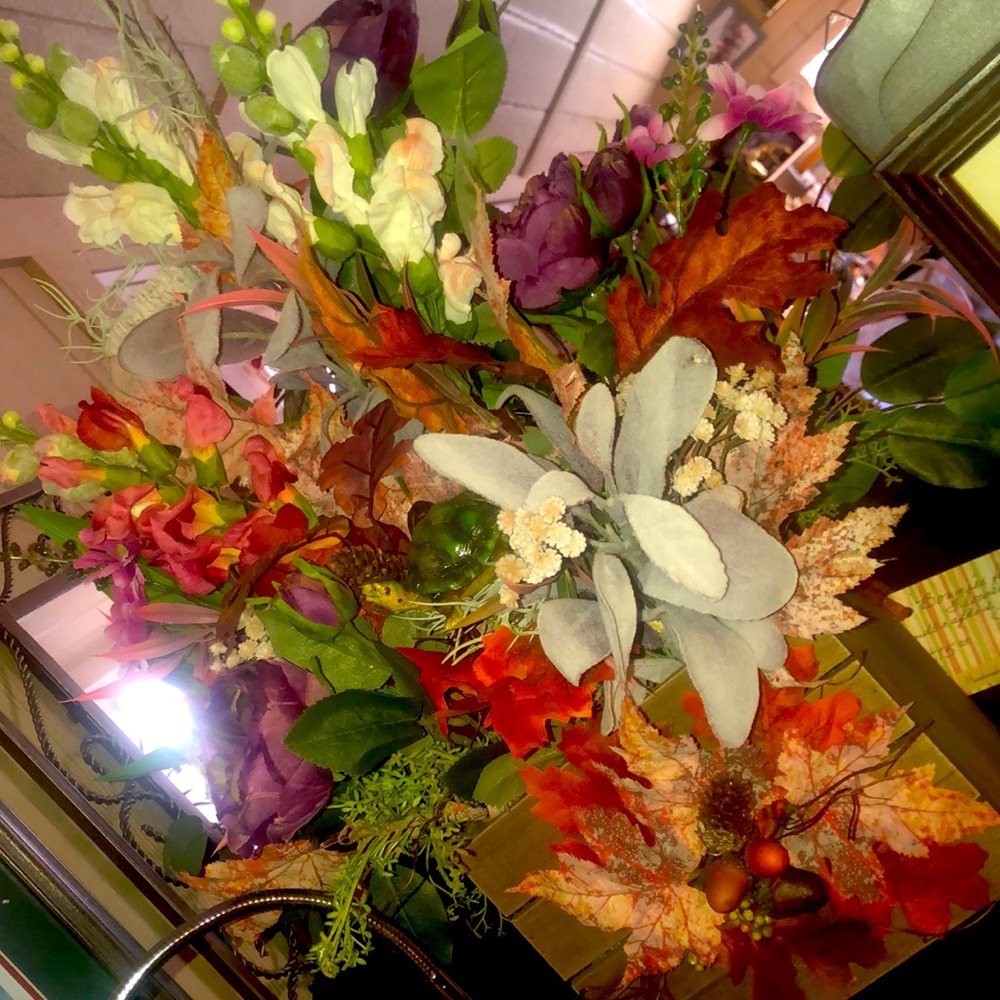 Autumn Arrangement Medium to Large Handmade with love. By my mother Jeanne